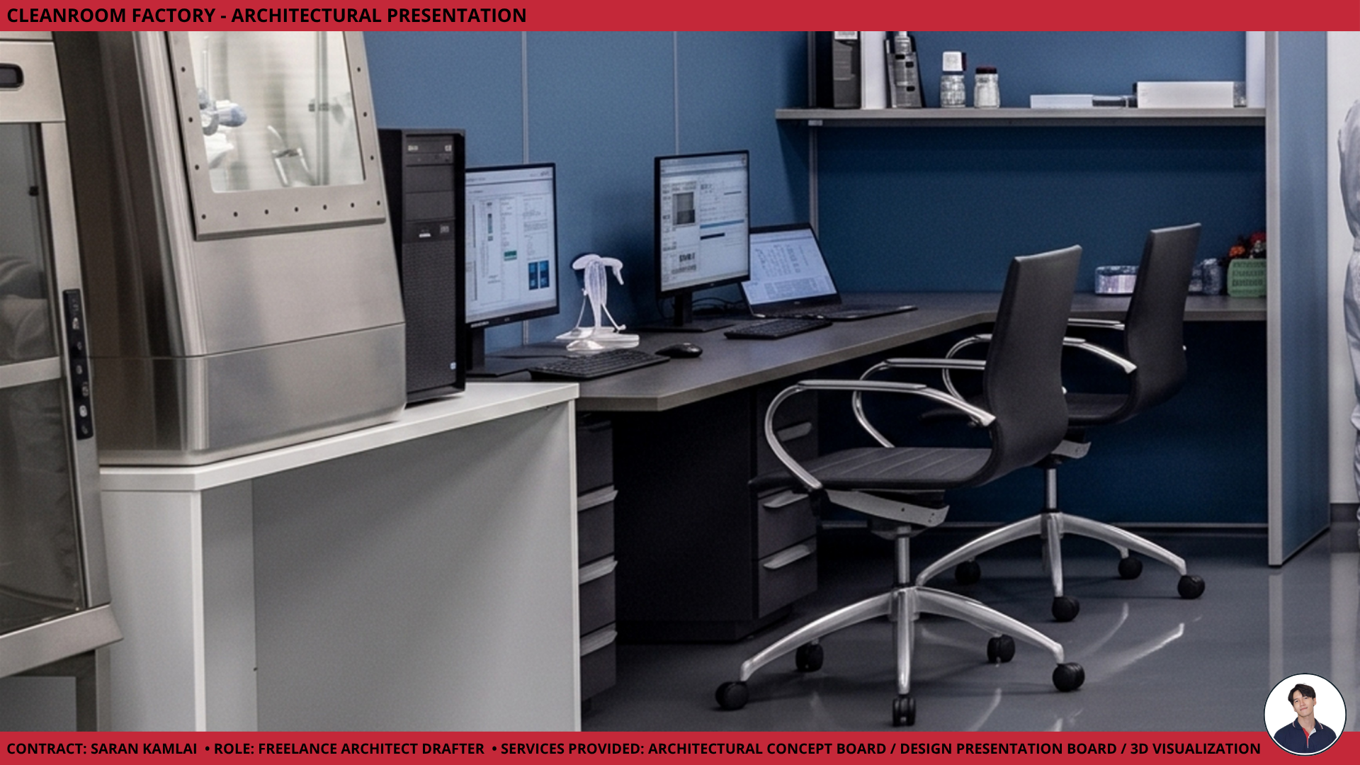 Cleanroom Factory — Floor Plan View